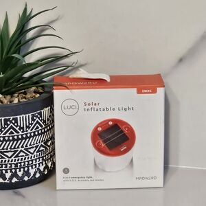 Solar Inflatable Light - Red